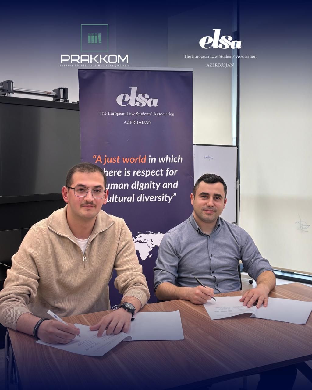 PRAKKOM platforması ilə ELSA Azərbaycan arasında əməkdaşlığa dair Memorandum imzalanmışdır